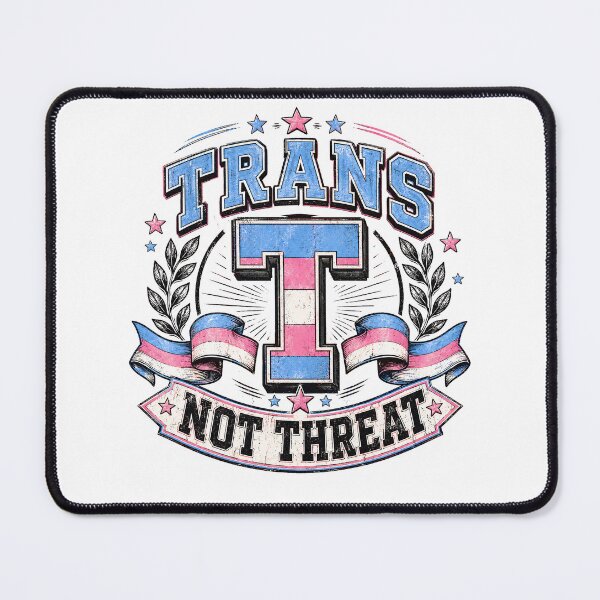 Item preview, Trans Not Threat designed and sold by VYRON STUDIO.
