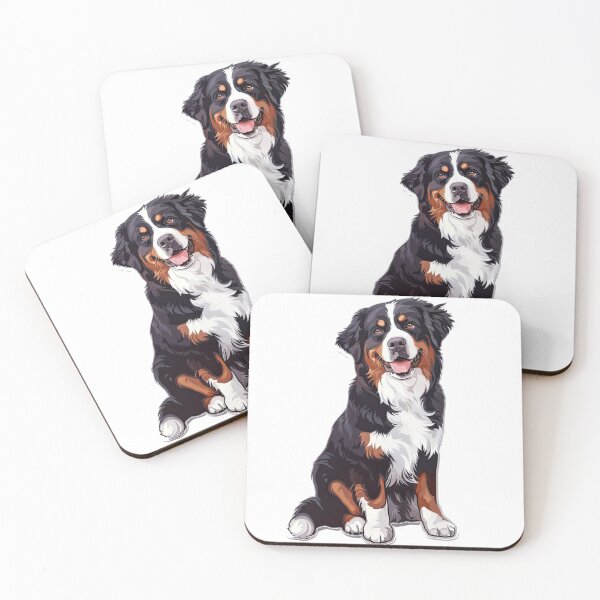 Item preview, Bernese Mountain Dog Portrait Sticker | Realistic Gentle Giant Dog Art | Pet Lover Gift 0013 designed and sold by TheTodayTribe.
