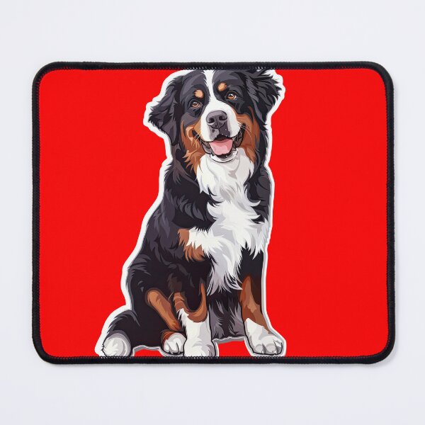 Item preview, Bernese Mountain Dog Portrait Sticker | Realistic Gentle Giant Dog Art | Pet Lover Gift 0013 designed and sold by TheTodayTribe.