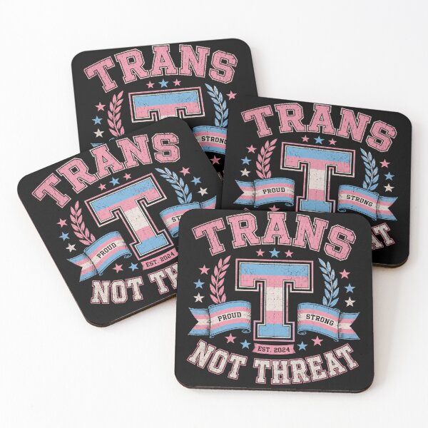 Item preview, Trans Not Threat designed and sold by VYRON STUDIO.