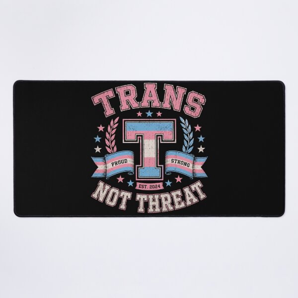 Item preview, Trans Not Threat designed and sold by VYRON STUDIO.
