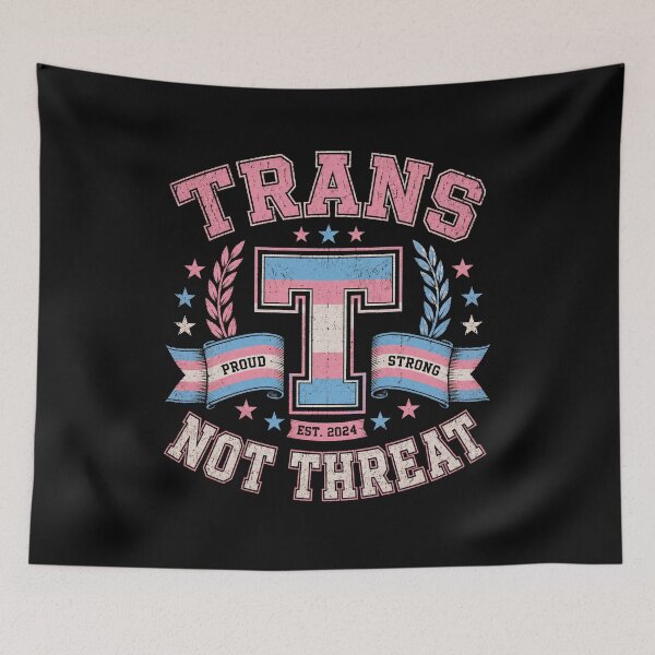 Item preview, Trans Not Threat designed and sold by CHRIS0008.