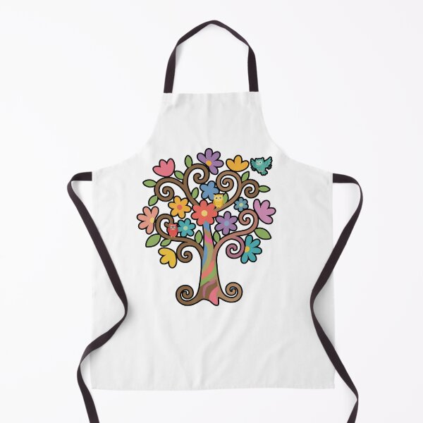 Item preview, Cute Colorful Owl Tree Whimsical Floral Art designed and sold by WillandWent.