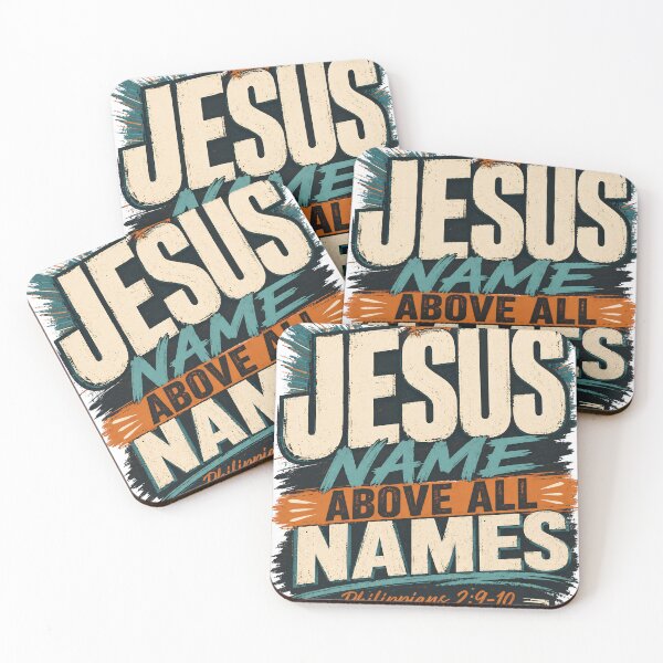 Item preview, Jesus Name Above All Names Philippians 2:9-10 Christian Faith Design designed and sold by GlowingInGod.
