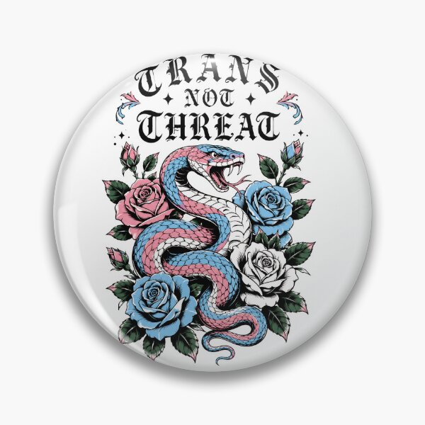 Item preview, Trans Not Threat designed and sold by VYRON STUDIO.