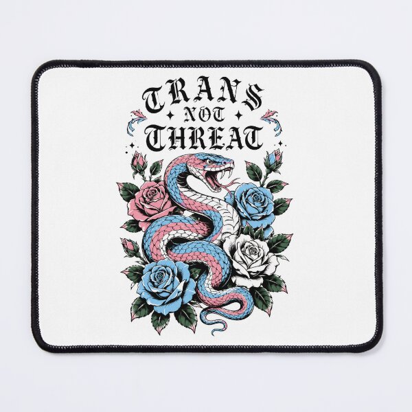Item preview, Trans Not Threat designed and sold by VYRON STUDIO.