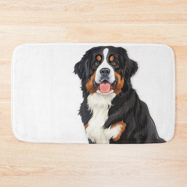 Item preview, Bernese Mountain Dog Portrait Sticker | Realistic Gentle Giant Dog Art | Pet Lover Gift 0015 designed and sold by TheTodayTribe.