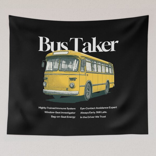 Item preview, The Bus Taker designed and sold by Keep It DRY Studio.