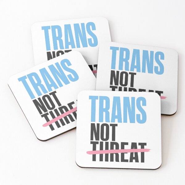 Item preview, Trans Not Threat designed and sold by VYRON STUDIO.
