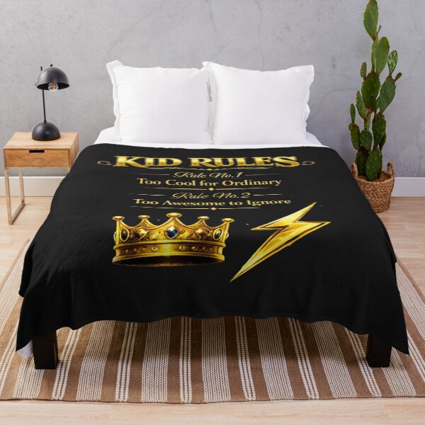 Item preview, Funny Kid Rules Shirt – Too Cool For Ordinary designed and sold by MyWellbeing26.
