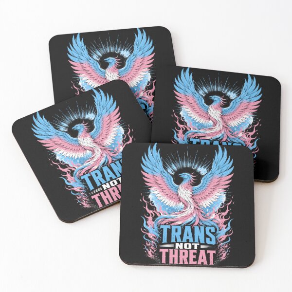 Item preview, Trans Not Threat designed and sold by VYRON STUDIO.