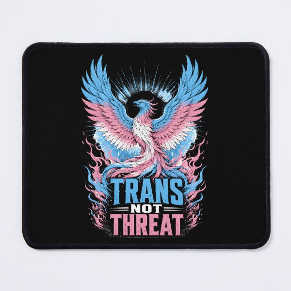 Item preview, Trans Not Threat designed and sold by VYRON STUDIO.