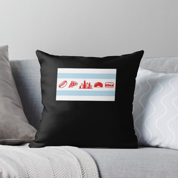 Item preview, Chicago Flag Food Icons Skyline Bean City designed and sold by snowry.