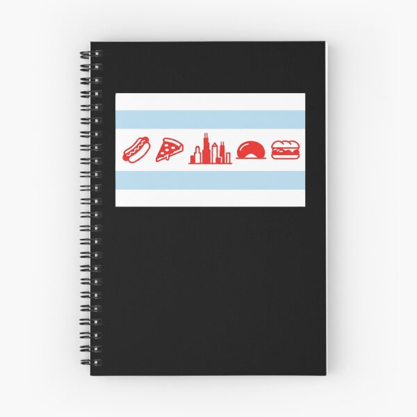 Item preview, Chicago Flag Food Icons Skyline Bean City designed and sold by snowry.