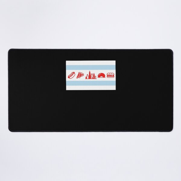 Item preview, Chicago Flag Food Icons Skyline Bean City designed and sold by snowry.