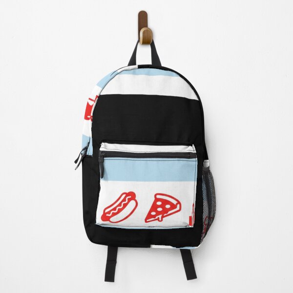 Item preview, Chicago Flag Food Icons Skyline Bean City designed and sold by snowry.