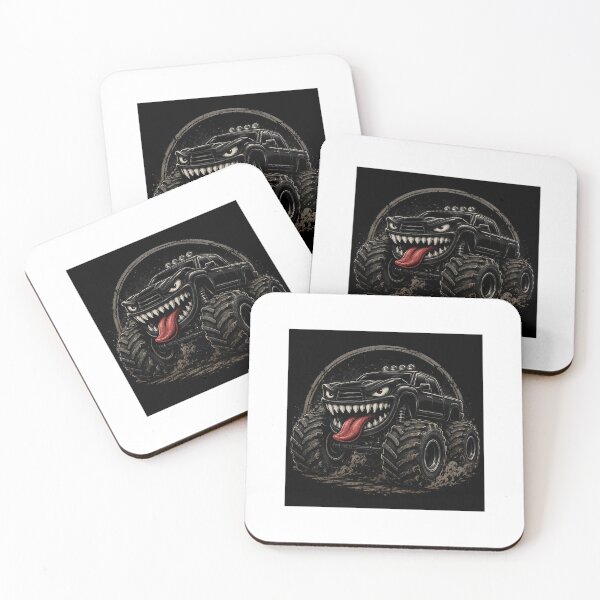 Item preview, luxury vintage monster truck sticker and logo designed and sold by 1StarFast1.