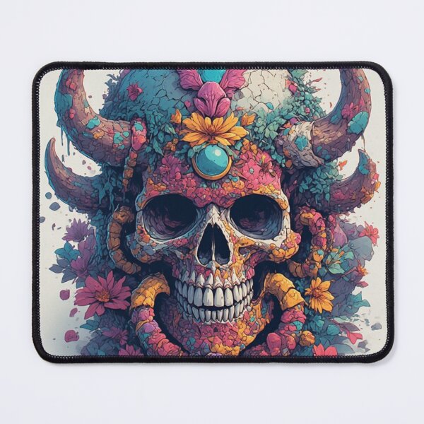 Item preview, Badass skull colorfull designed and sold by Kari's shop.