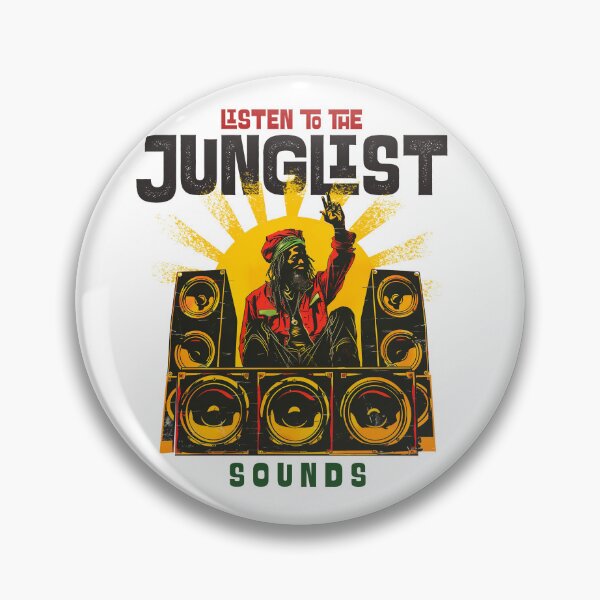 Item preview, JUNGLIST - Sound System Rasta (Black) designed and sold by Discothreadz.