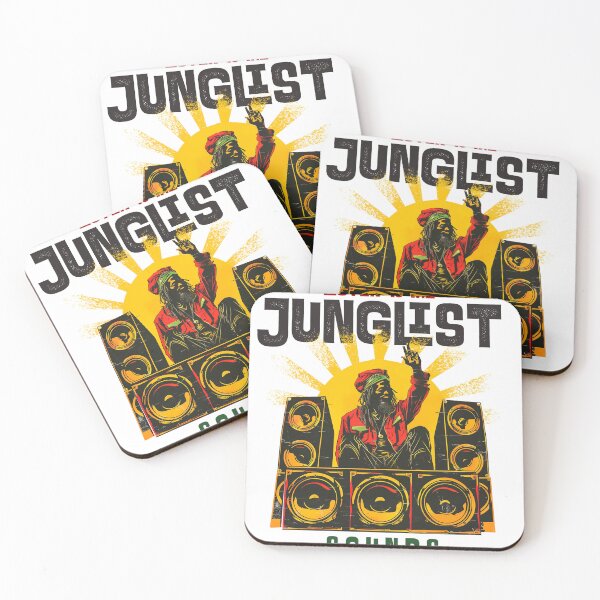 Item preview, JUNGLIST - Sound System Rasta (Black) designed and sold by Discothreadz.