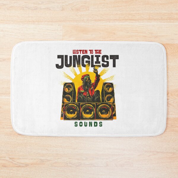 Item preview, JUNGLIST - Sound System Rasta (Black) designed and sold by Discothreadz.