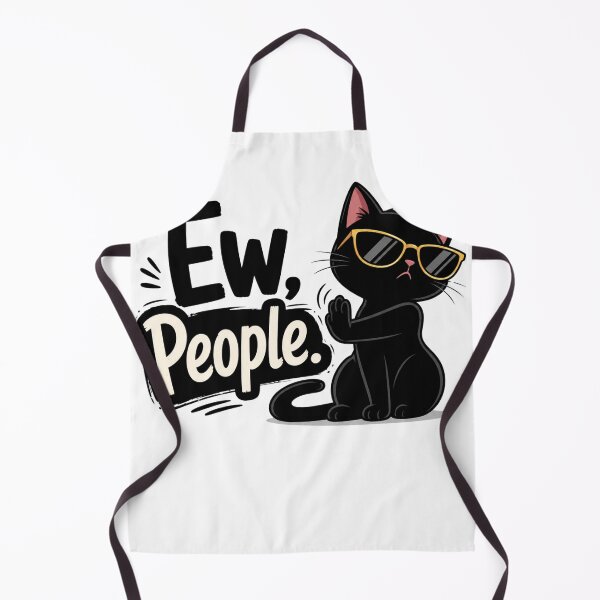 Item preview, Sassy Black Cat Saying Ew People Funny Cat Lover designed and sold by Sitred123.