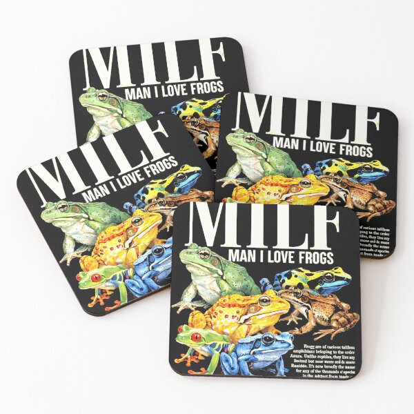 Item preview, Man I Love Frogs Funny MILF Frog Meme Collage Art Men Women Vintage designed and sold by MiALopezArt.