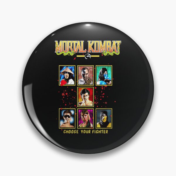 Item preview, Mortal Kombat Choose Your Fighter Retro Arcade Game Classic T-Shirt designed and sold by Animalfacts002.