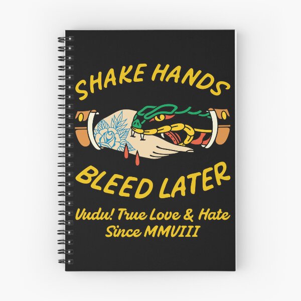 Item preview, Shake Hands Bleed Later Snake Tattoo designed and sold by Vudu! ⚡ Studio.