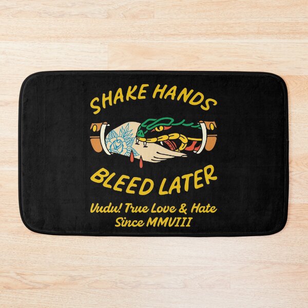 Item preview, Shake Hands Bleed Later Snake Tattoo designed and sold by Vudu! ⚡ Studio.