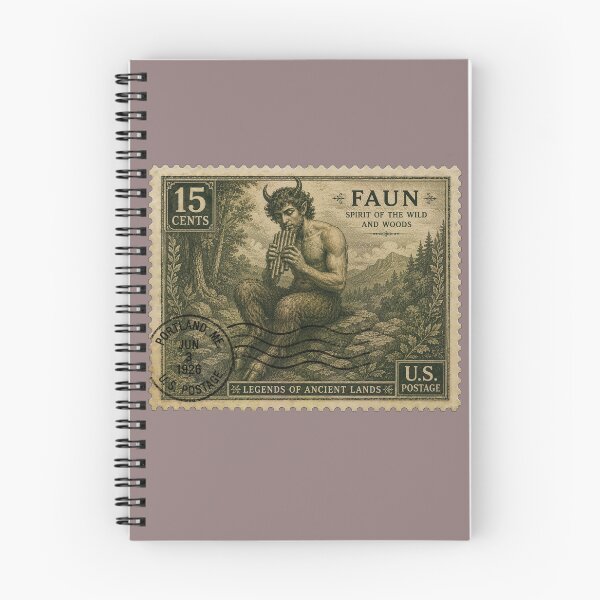 Artikelvorschau, Faun-Briefmarke – Panflöte entworfen und verkauft von JJSizzleheimer.