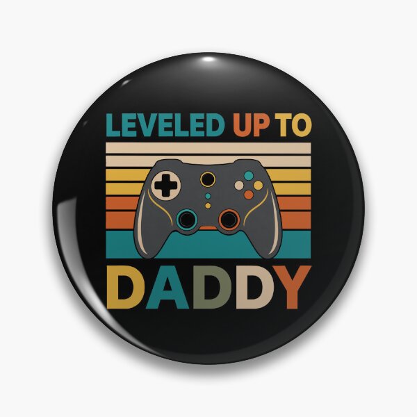 Item preview, Leveled Up To Daddy and Player 2 Matching Gamer designed and sold by Luxuriouss.