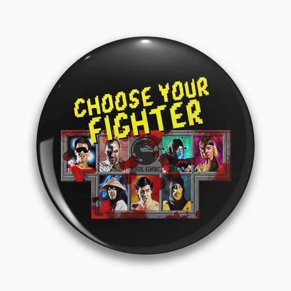 Item preview, Mortal Kombat Classic Choose Your Fighter Retro Video Game Classic T-Shirt designed and sold by Animalfacts002.