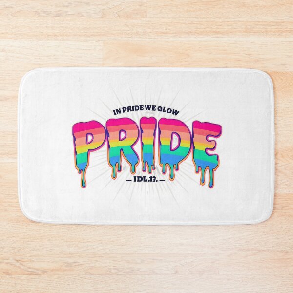 Item preview, Melting Pride Rainbow Text – Fun LGBTQ Graphic Tee Design designed and sold by Pride_Prints.