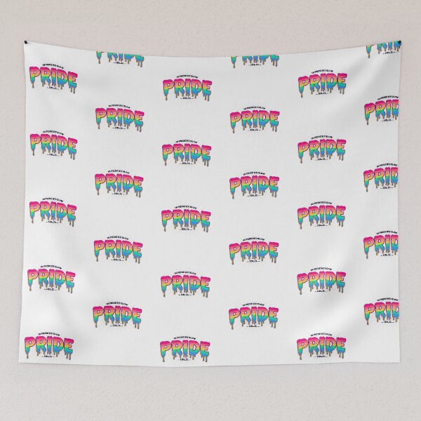 Item preview, Melting Pride Rainbow Text – Fun LGBTQ Graphic Tee Design designed and sold by Pride_Prints.