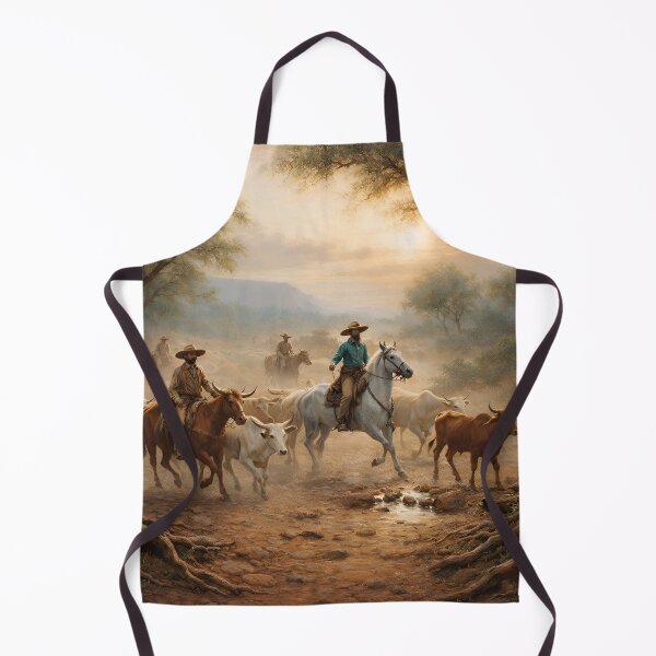 Item preview, Cowboys at Sunset designed and sold by TinCatOutPost.