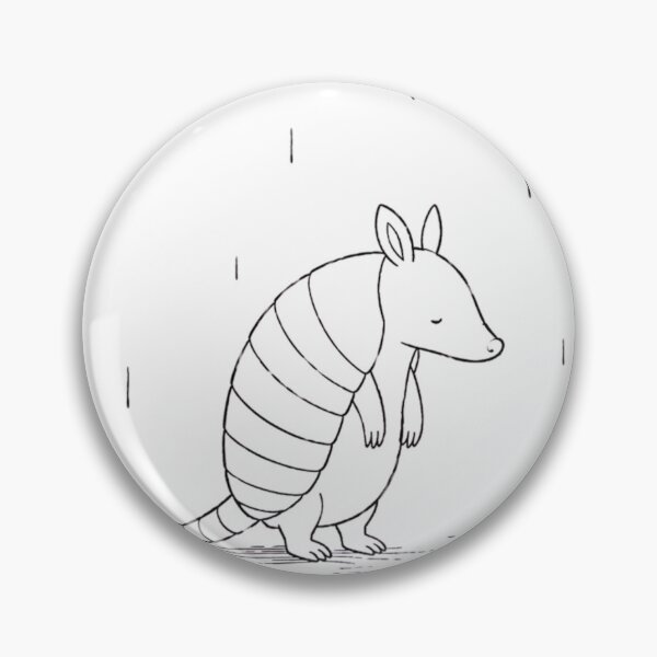 Item preview, it’ll pass too. — Minimalist Armadillo Rain designed and sold by CurlyAngle.