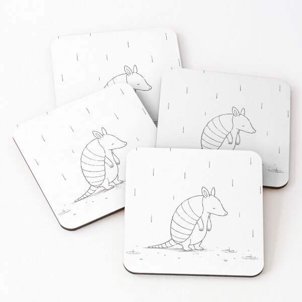 Item preview, it’ll pass too. — Minimalist Armadillo Rain designed and sold by CurlyAngle.