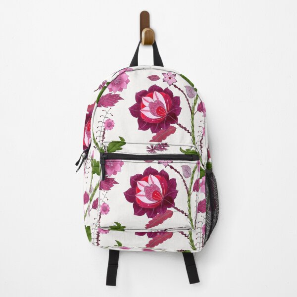 Item preview, Crimson Lotus Garden – Romantic Indian Floral Pattern designed and sold by Piret Victoria Ribas.