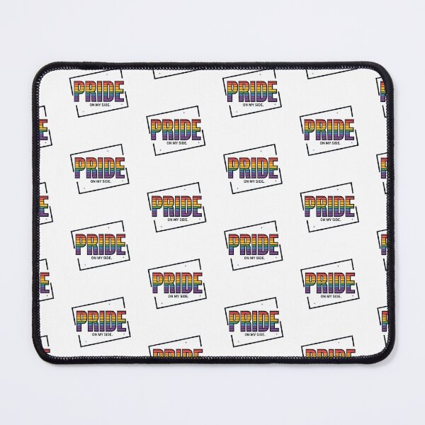 Item preview, LGBTQ Pride On My Side – Rainbow Typography Support Graphic designed and sold by Pride_Prints.
