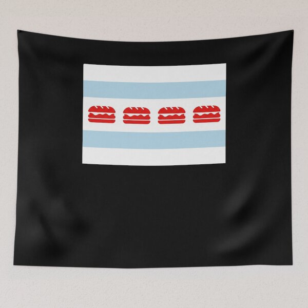 Item preview, Chicago Style Hot Dog Urban Foodie Emblem designed and sold by snowry.