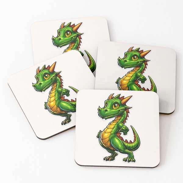 Item preview, Dragon Tales Sticker Set — Funny Dragon Friends designed and sold by Yasmine Mohammed.