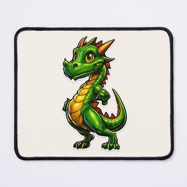 Item preview, Dragon Tales Sticker Set — Funny Dragon Friends designed and sold by Yasmine Mohammed.