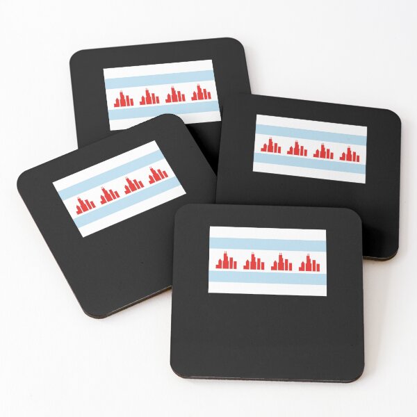 Item preview, Chicago Flag Skyline City Pride designed and sold by snowry.