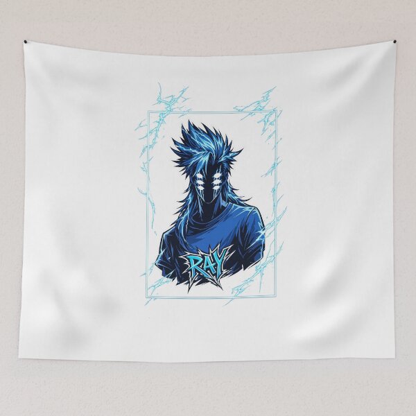 Item preview, Dark Anime Lightning Aesthetic T-Shirt | Electric Shadow Warrior Design designed and sold by RAYapparel.