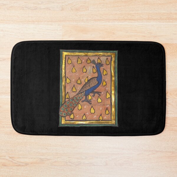 Item preview, Medieval Bestiary Peacock c. 1270 designed and sold by Cat Lady Designs.