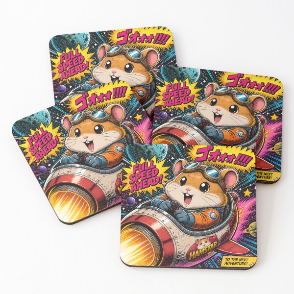 Item preview, Astronaut Hamster in Space Adventure designed and sold by Shelley Loewnau-Jones Studio.