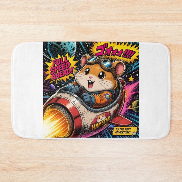 Item preview, Astronaut Hamster in Space Adventure designed and sold by Shelley Loewnau-Jones Studio.