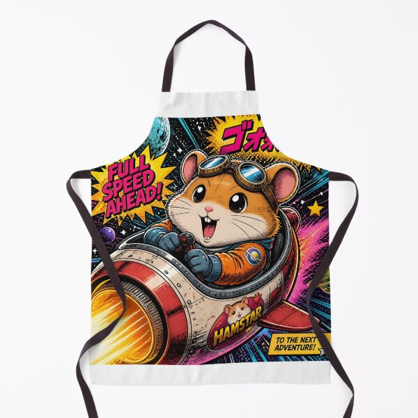 Item preview, Astronaut Hamster in Space Adventure designed and sold by Shelley Loewnau-Jones Studio.