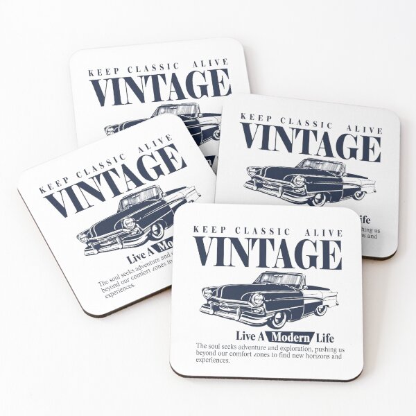 Item preview, Keep Classic Alive Vintage Car Retro Convertible Classic Automobile T-Shirt designed and sold by Inkspire House.